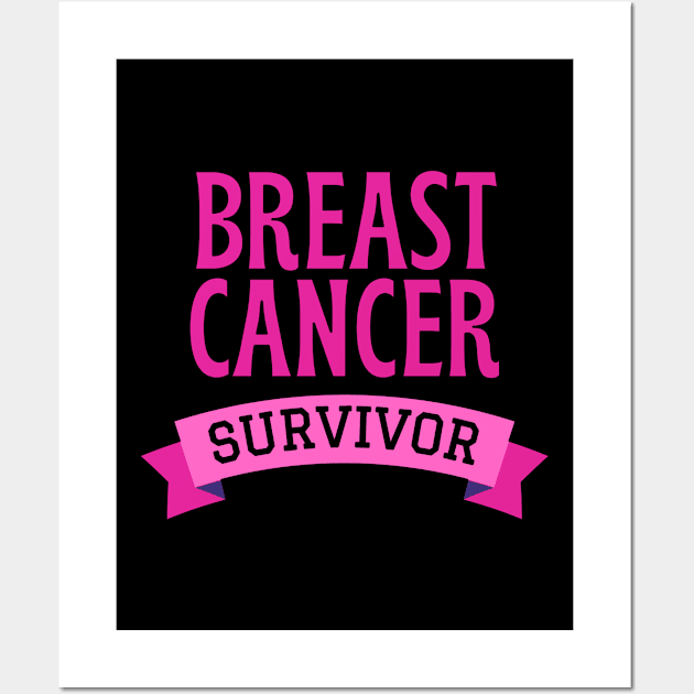 Breast Cancer Survivor- Breast cancer awareness Wall Art by Craft With Me